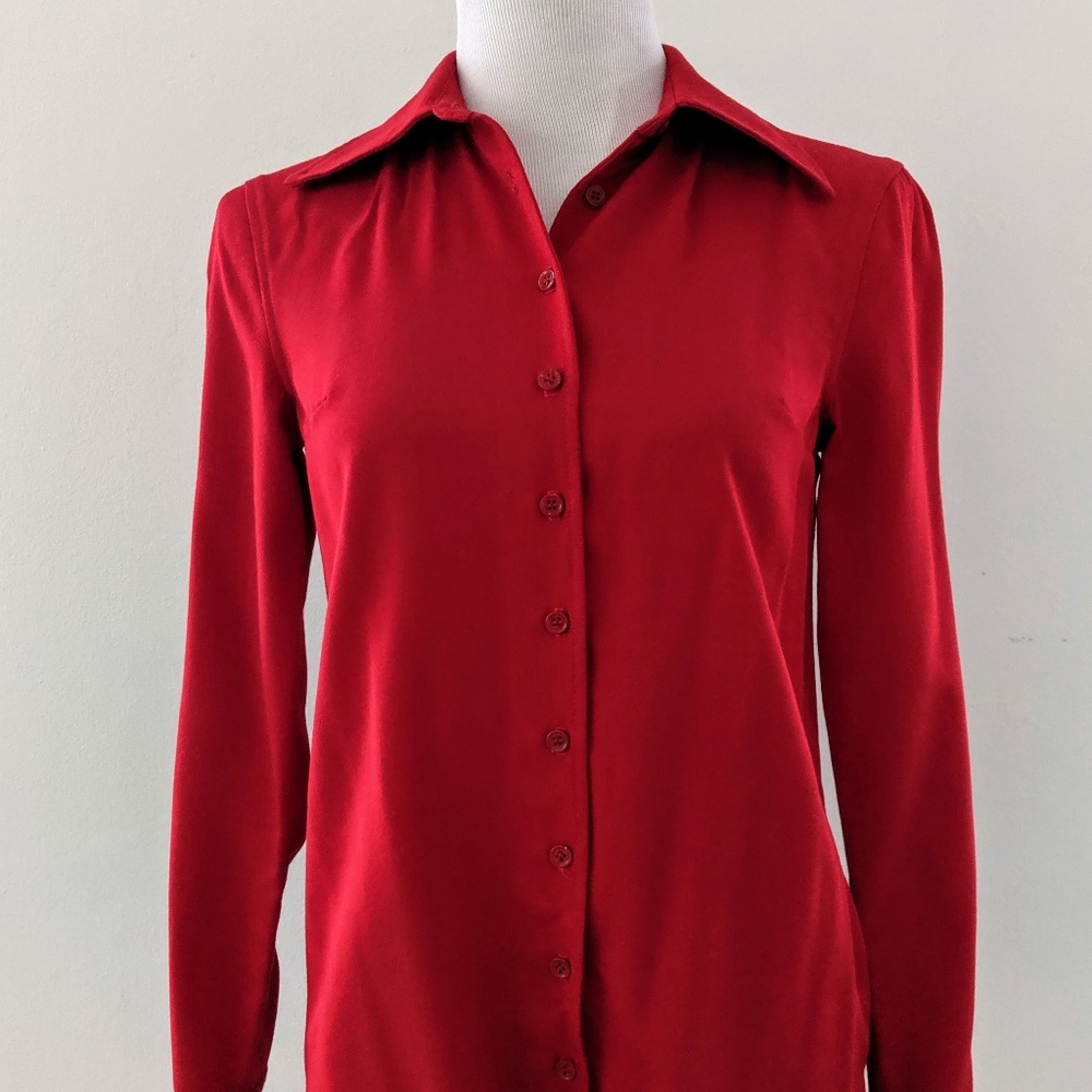 Red Town Clothes Shacket w/ Pockets